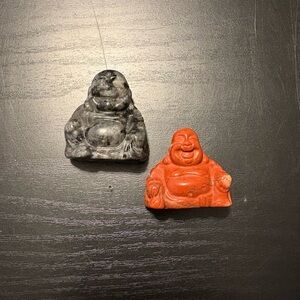 Larvikite & Red Jasper Buddha Bundle